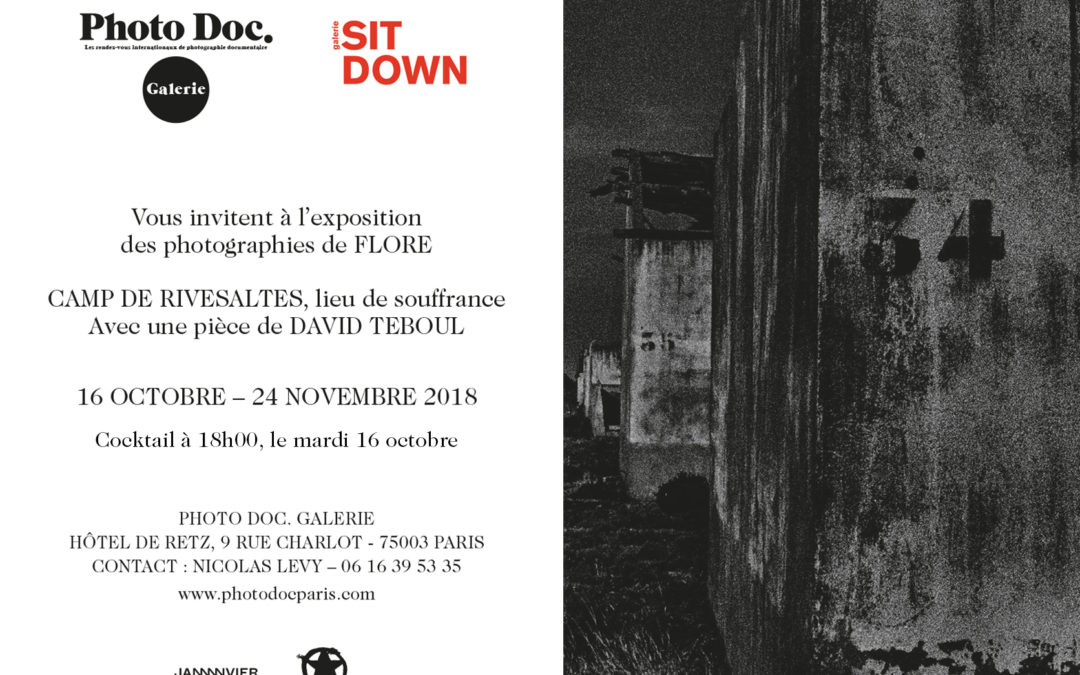 OCTOBRE 2018 – Exposition à la Photo Doc. Galerie / Paris